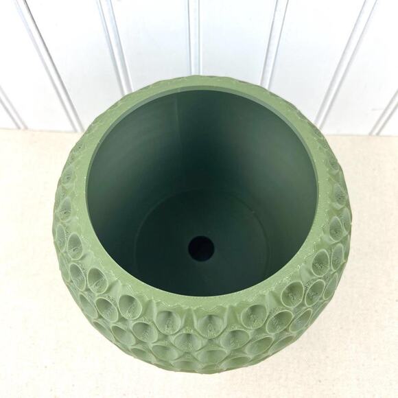 Playful Modern Planter, Bubble Planter Pot, Bubble Texture, Indoor Flower Pot - Picture 4 of 9